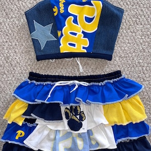 Custom College Corset TOP for Football Game Apparel Personalizable University Clothing for Tailgate