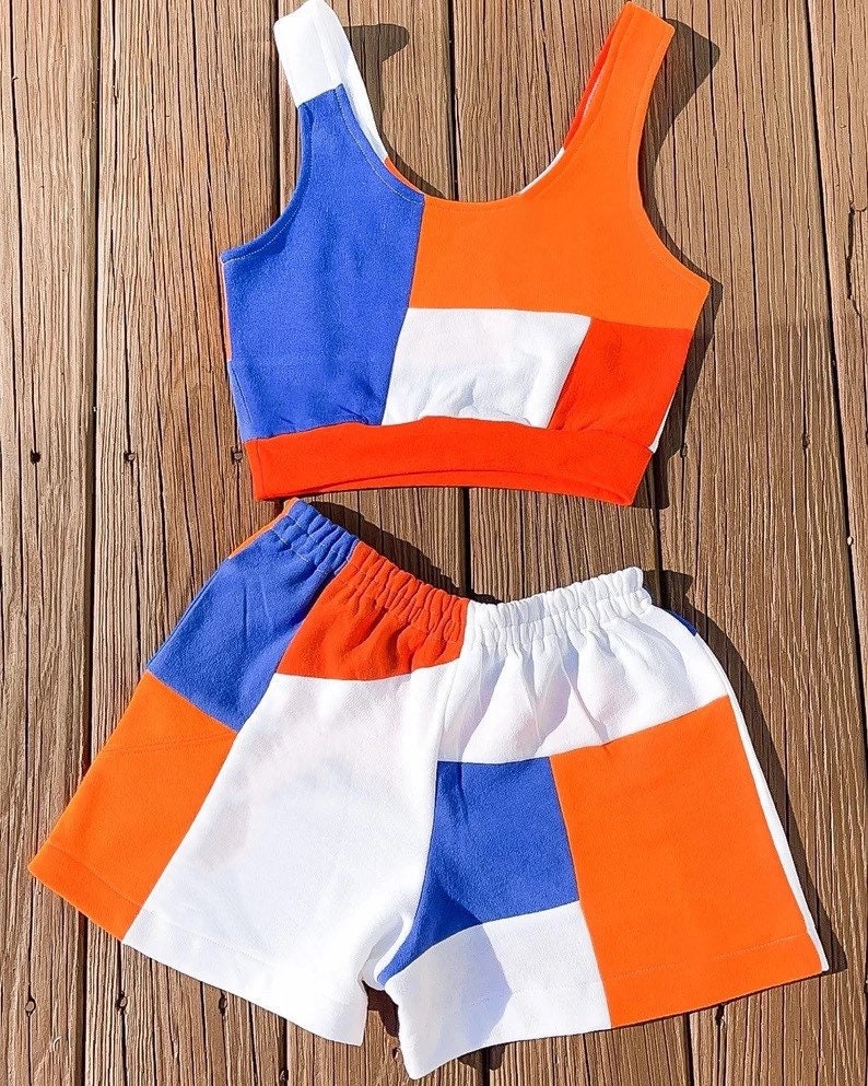 Custom Patchwork Crop Top \u0026 Sweat 