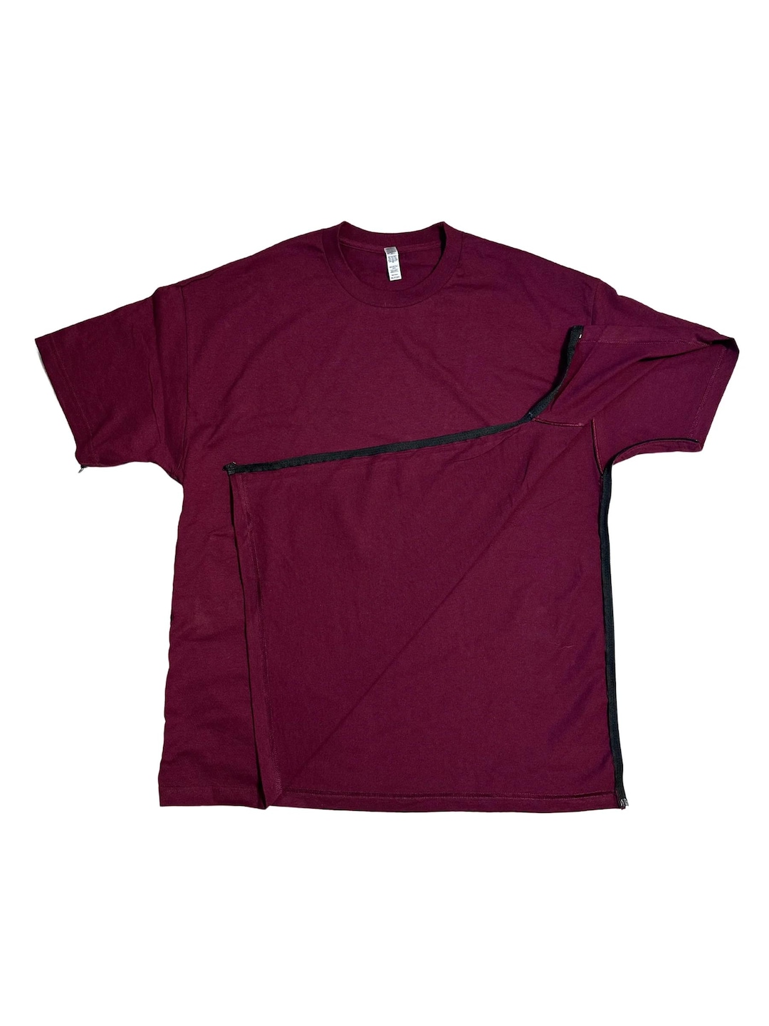 Left Side Zipper Left Side Zipper Shirt - Etsy