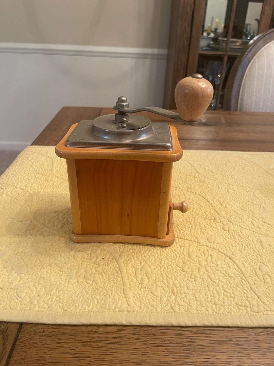 Vintage Trosser Wooden Coffee Grinder Hand Crank W Drawer W. Germany - Etsy