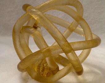 Cyan Design Fuse Large Gold Glass Knotted Sphere