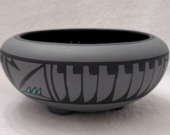 Kopa pottery bowl_Arizona_Signed_Hand Painted