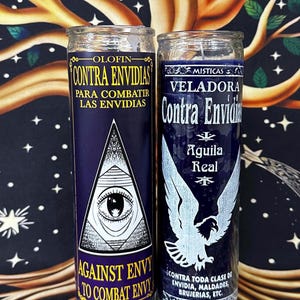 Fixed and Plain Against Envy Candles || Veladoras Preparadas y Lisas de Contra Envidia