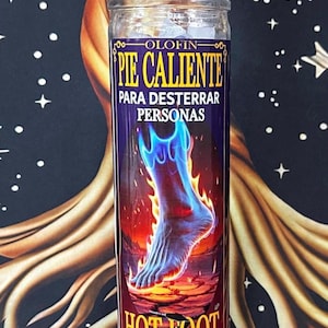 Fixed Hot Foot Candle || Veladora Preparada de Pie Caliente