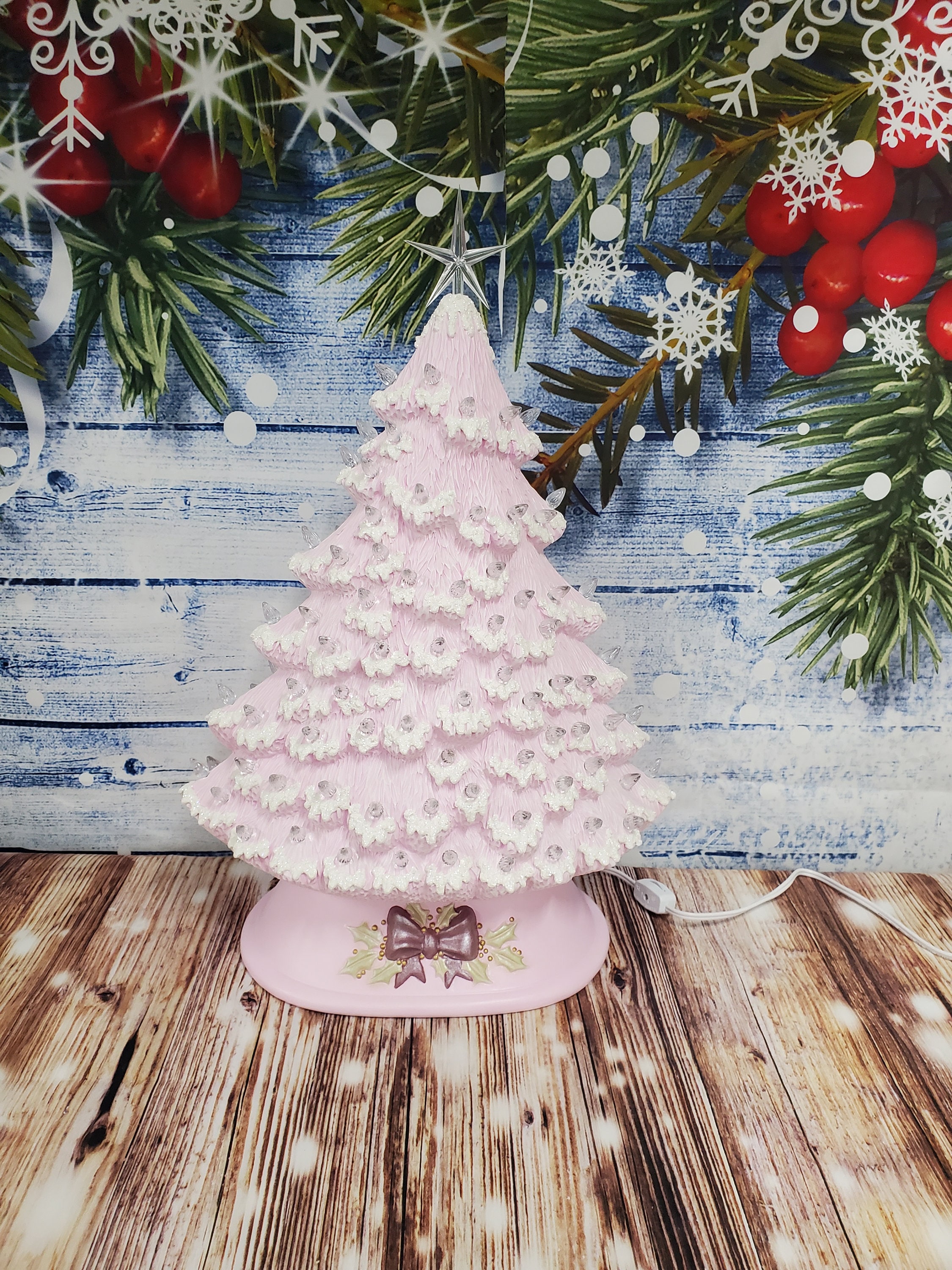 Pink Ceramic Tree 