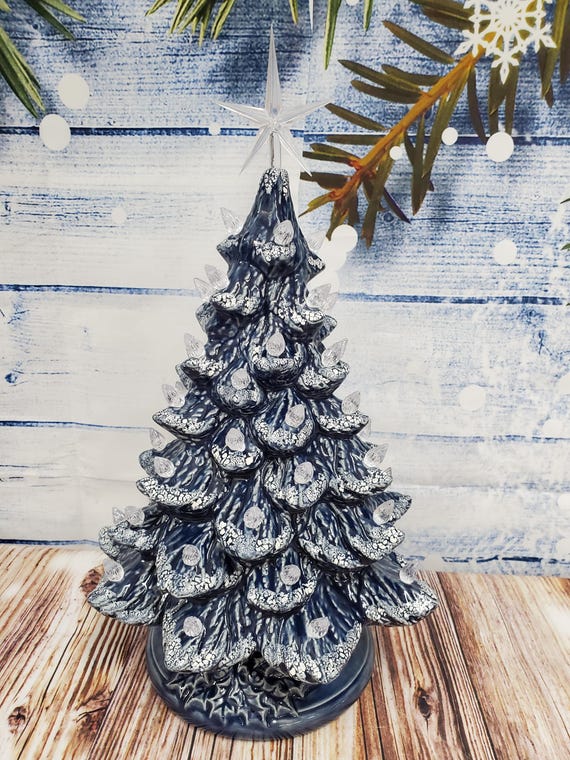 Ceramic Christmas Tree Lighted 14