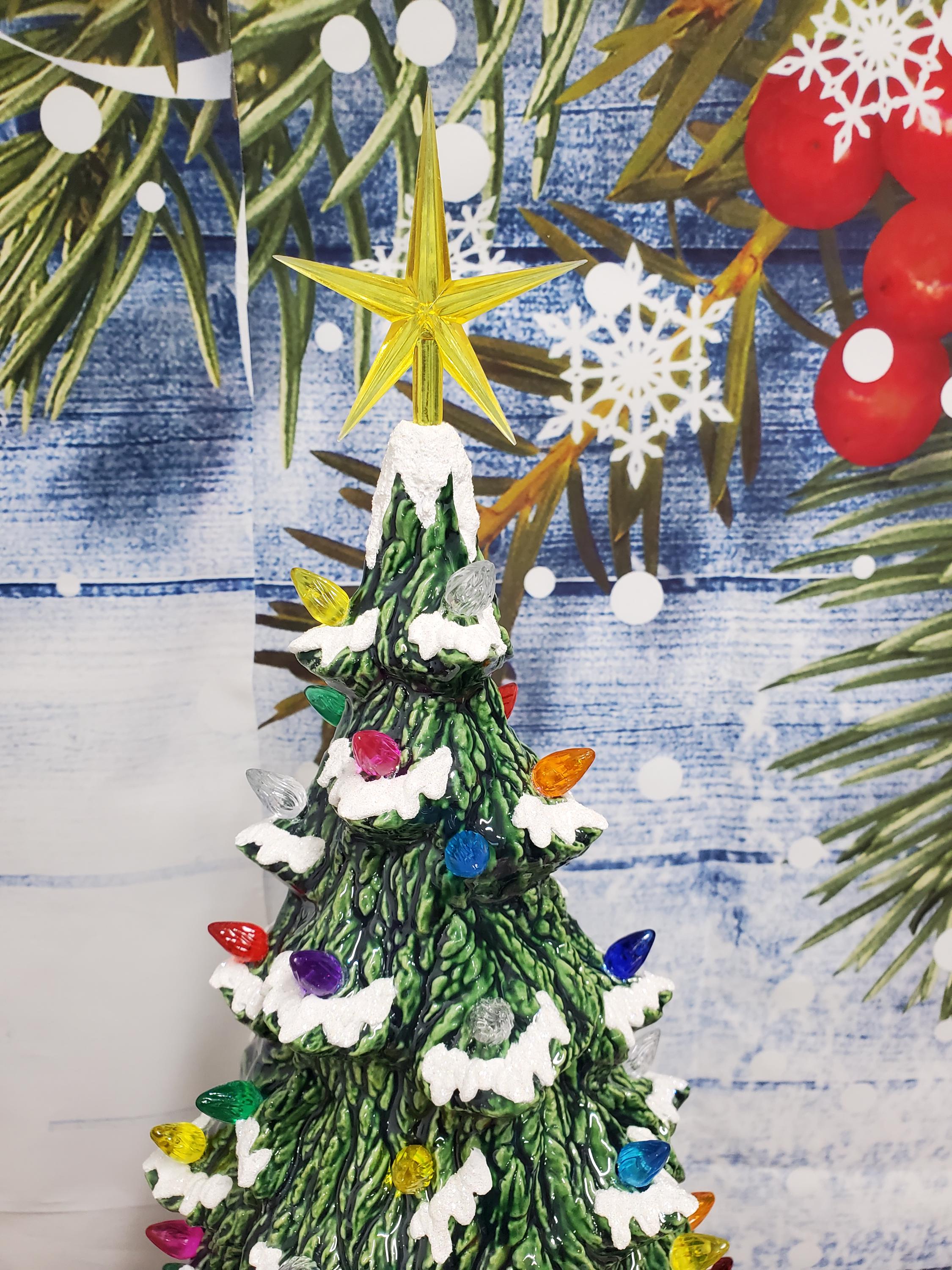 * vintage mole tree ❀ ヴィンテージモールのクリスマスツリー Ceramic Christmas Tree Lighted 20