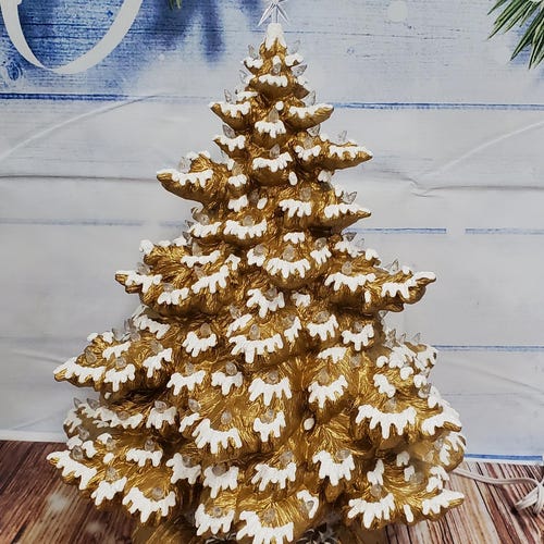 Ceramic Christmas Tree Lighted 14