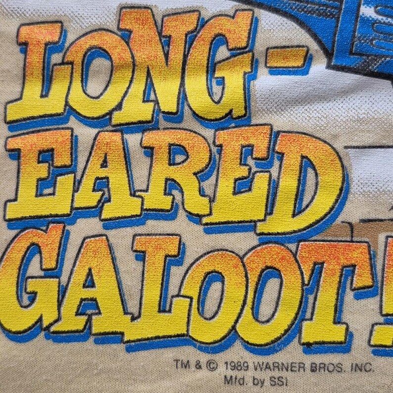 Galoot Vtg 80s Looney Tunes Yosemite Sam Tank 'long Eared Galoot' Silkscreen ...