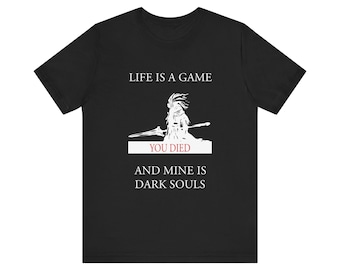 Dark Souls-T-shirt: grappig T-shirt met videogame
