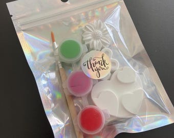 Heart Party Favors - Paint Your Own Craft Kit for Kids Birthdays