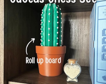 Juego de ajedrez de cactus