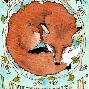 Spring Song -   A5  print by Danielle Barlow
