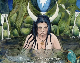 Star, A4 print, Witches Wisdom Tarot, Major Arcana