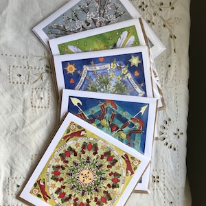 Lot de 5 cartes vierges Bee Pack