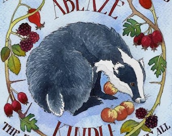 Autumn Blessing -   A5  print by Danielle Barlow