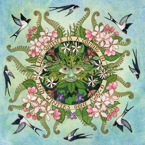 Hal an Tow archival print square