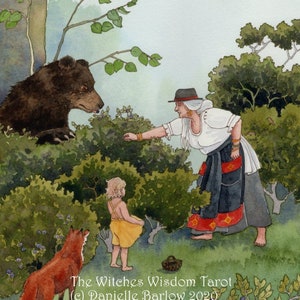 Balance,  A4 print, Witches Wisdom Tarot, Major Arcana