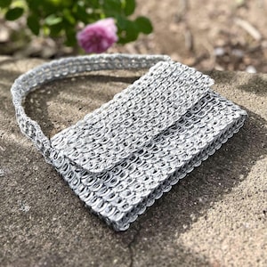 Pop Tab Purse SOCORRO SILVER: Inspired by Paco Rabanne Chainmail