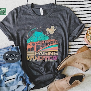 Paging Mr Morrow Shirt, Disney Space Mountain Shirt, Tomorrowland Shirt, Disney People Mover, Magic Kingdom’s Peoplemover, Disney Shirts