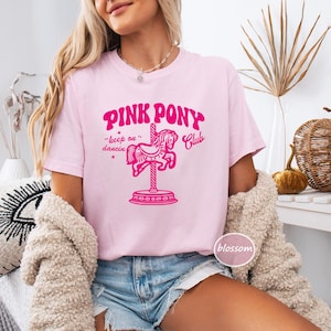 Comfort Colors Pink Pony Club Shirt, Midwest Princess Tour, Sapphic Lesbian Pride Music Shirt, Keep On Dancing, Dancing Shirts