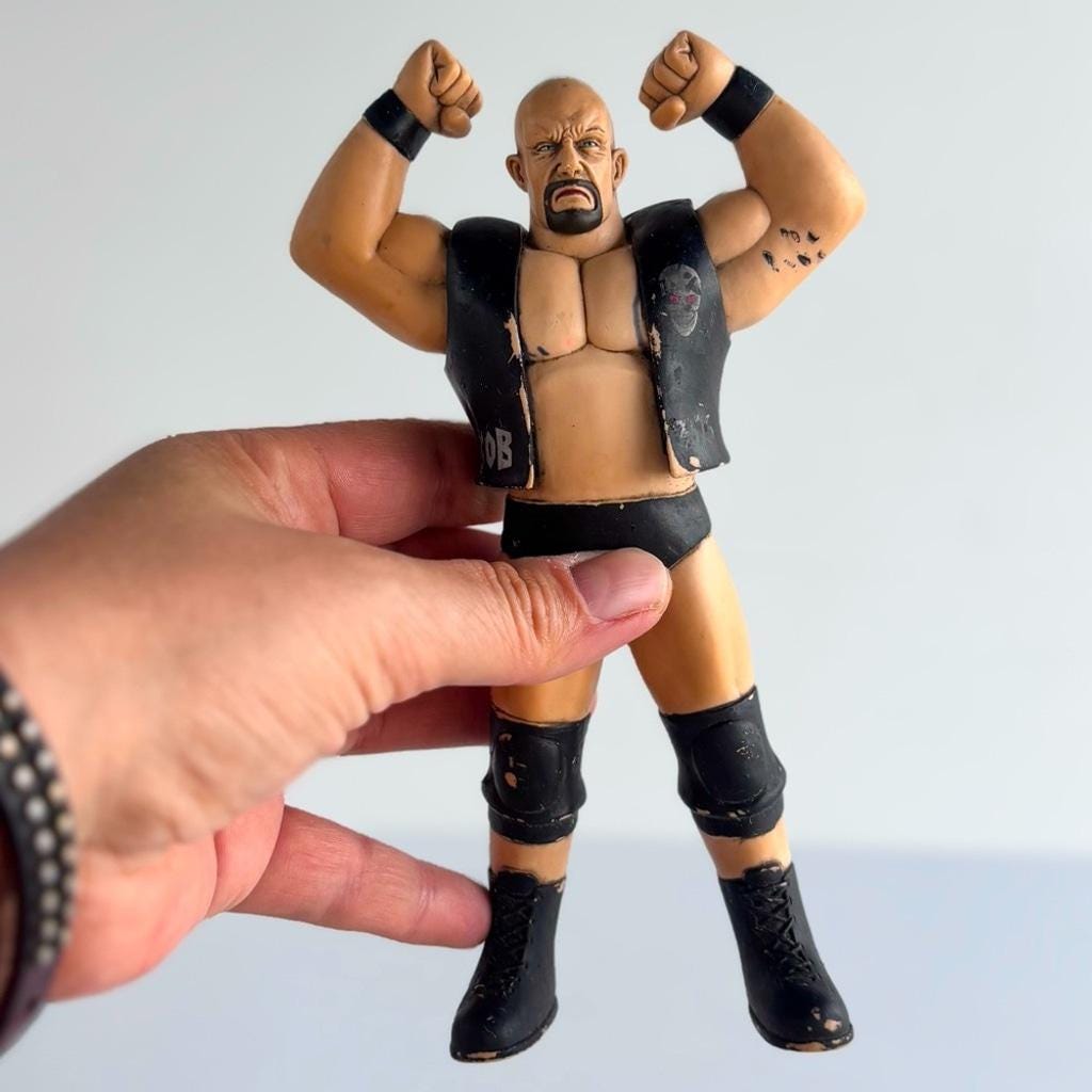 Vintage Stone Cold Steve Austin WWE Wrestling Figure – Jakks