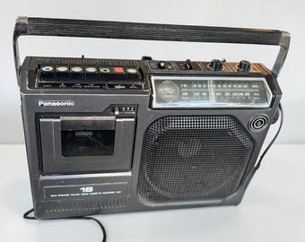 Vintage Panasonic Cassette Recorder FM AM Radio RX-548