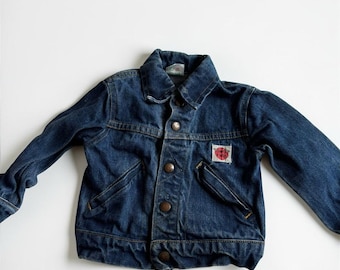 Kurtka dżinsowa GWG Kings Baby w stylu vintage, rozmiar 2, kanadyjski płaszcz dżinsowy