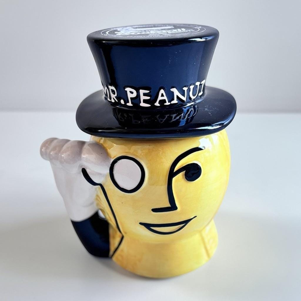 Planters Peanut Cookie Jar - Etsy