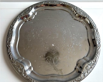 Taca metalowa z kolekcji Abbott of England z okazji 25. rocznicy