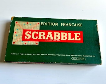 Vintage French Scrabble Set