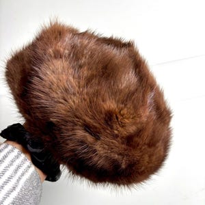 Vintage Waschbärpelzmütze aus Kanada - GR Original