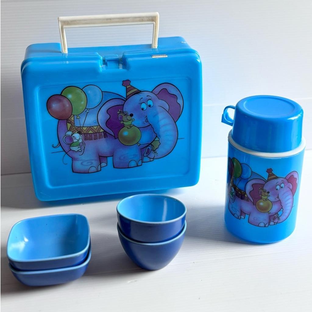 Vintage 90s Lunch Box With Thermos - Etsy