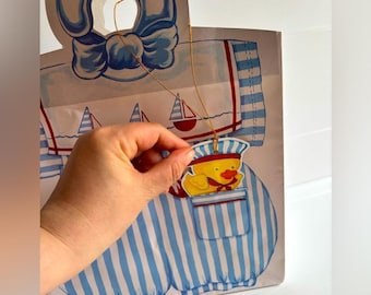 Vintage interactive 90’s baby boy gift bag