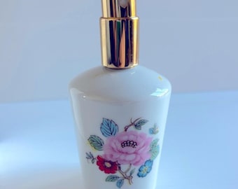 Frasco de perfume de porcelana de Limoges antiguo