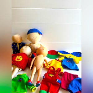 Vintage Caillou speelgoedcollectie uit de jaren 90