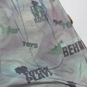 Edredón Toy Story tamaño Queen para niños, ropa de cama Pixar Woody Buzz azul imagen 3