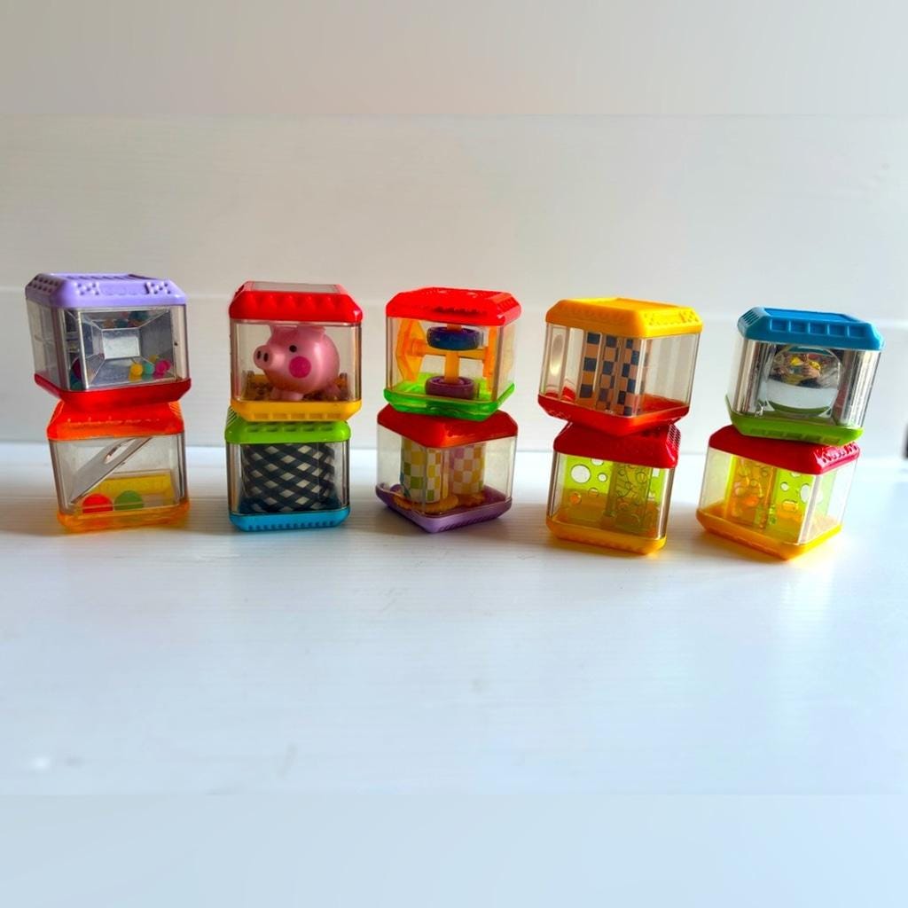 Fisher Price Peekaboo Blocks - Etsy