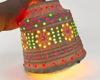 Vintage Lawnware Swag Lamp 287 Fungerande Hängande Lampa Boho Inredning