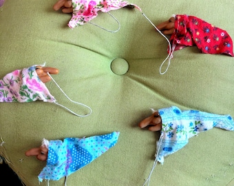 CABEZA DE BRUJA DE COCINA de su elección, cara vintage de plástico de 2 pulgadas + bufanda.