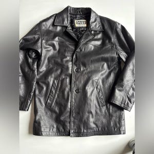 Vintage Cruze Black Leather Jacket