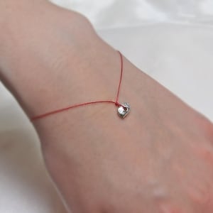 Solid 99.9% Pure Silver Shibui Wabi Sabi Chic Charm BRACELET Handmade from Molten Silver On Cord, Silver Droplet, Minimalist,Simple On Card