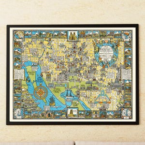 1926 - Carte illustrée vintage de Washington DC