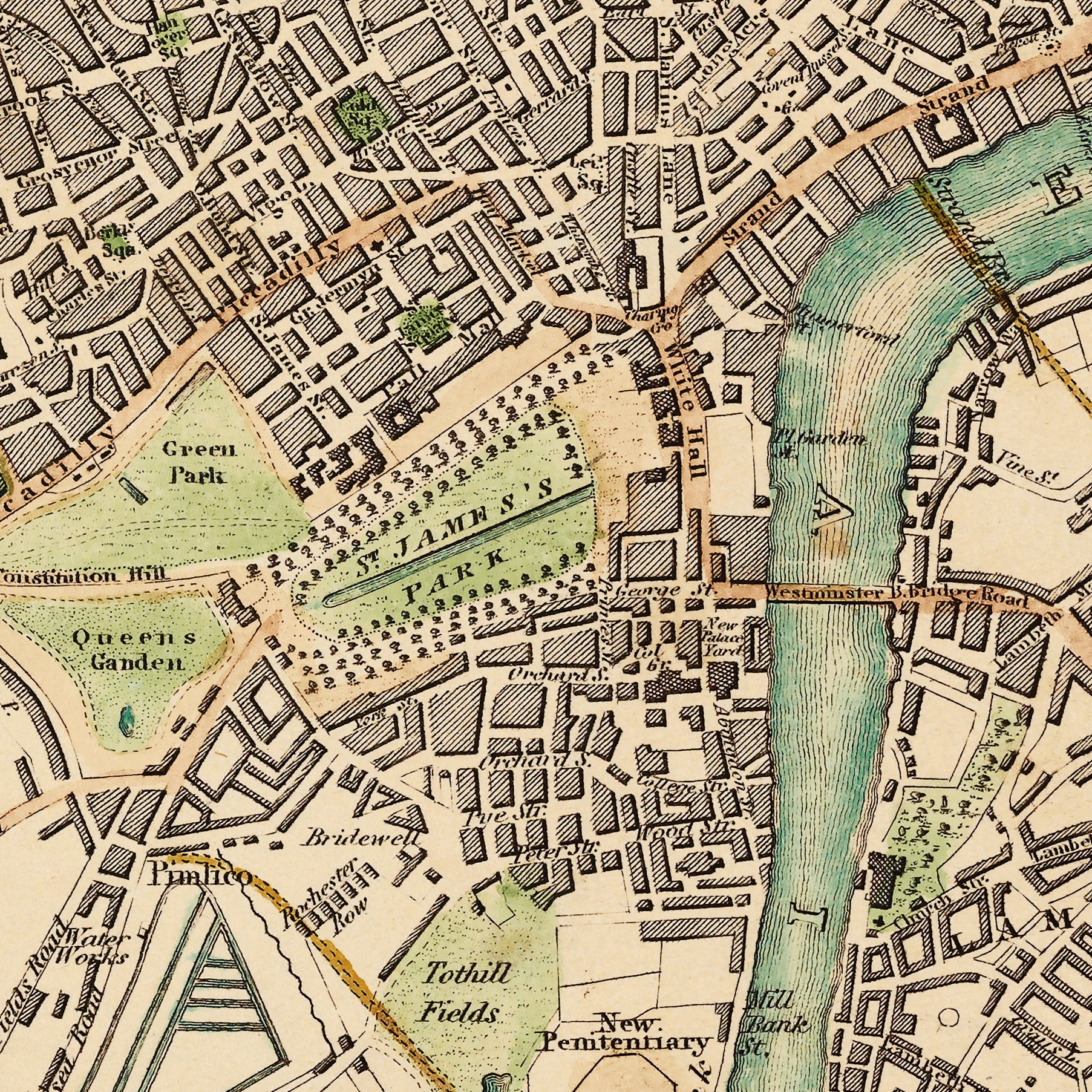 1815 - Map of London - Etsy