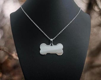 Dog Bone-ketting - Dog Tag-ketting - roestvrijstalen hondenketting - Kemonomimi Inumimi Dog Tags - hondenliefhebber - ketting huisdier