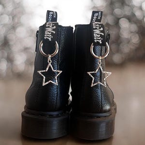 Star Boot Charms - Doc Martens Boot Charms - DM Boot Tag Charms - Doc Charms - Boot Accessories -Goth Punk Grunge Punk Elder Emo Gift