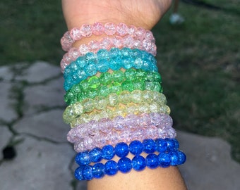 Glass Bracelets Etsy