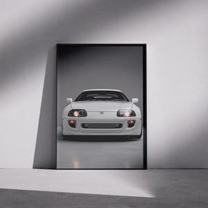 Toyota Supra MK4 poster, Office decor, Wall decor, Super car poster, Art print, Hyper car poster, Home decor,  Toyota Supra wall art