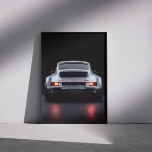 Affiche Porsche 911 Carrera by Singer, affiche de voiture classique, affiche de super voiture, art mural Porsche, affiche Porsche, Porsche 911, cadeau pour lui