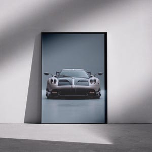 Pagani Huayra BC poster, Hyper car poster, Super car poster, Office deocr, Home decor, Gift, Pagani wall art, Pagani poster